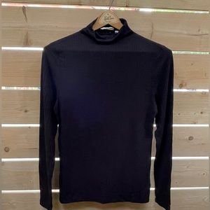 Christian Siriano ribbed mock neck size M